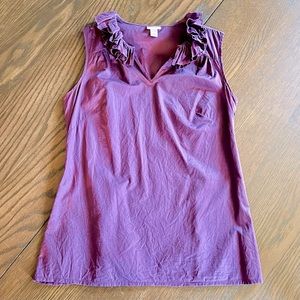 Merona Ruffled Sleeveless Blouse